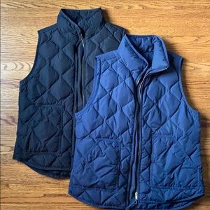 Bundle of 2 JCrew Factory Puffer Vests